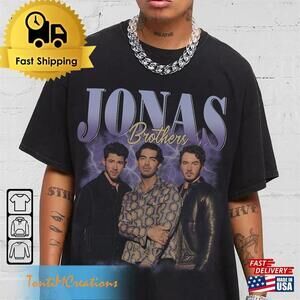 Jonas Brothers  Shirt Five Albums One Night Tour   Classic